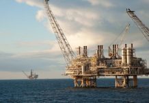 Offshore oil shale slump