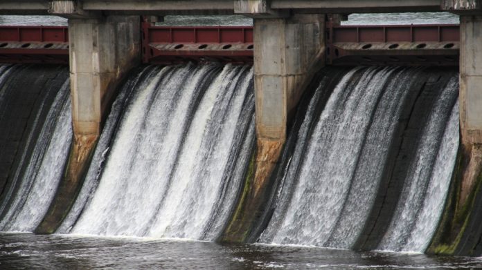 Bigstock water falls from a high dam Serbia loan renewable energy