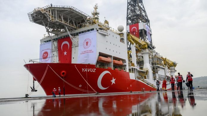 Yavuz, the 2nd Turkish drillship near Cyprus Turkish Black Sea Gas